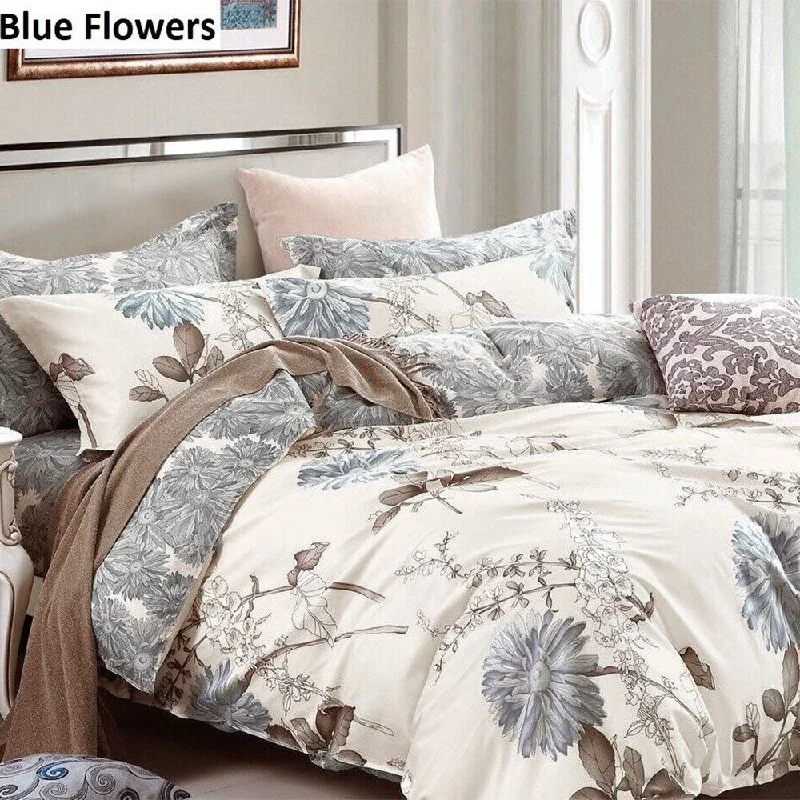Synthetic fiber blend blankets for a budget - friendly choiceSynthetic fiber blend blankets for a budget - friendly choiceKing Duvet Cover Set 100% Cotton Blue Flowers