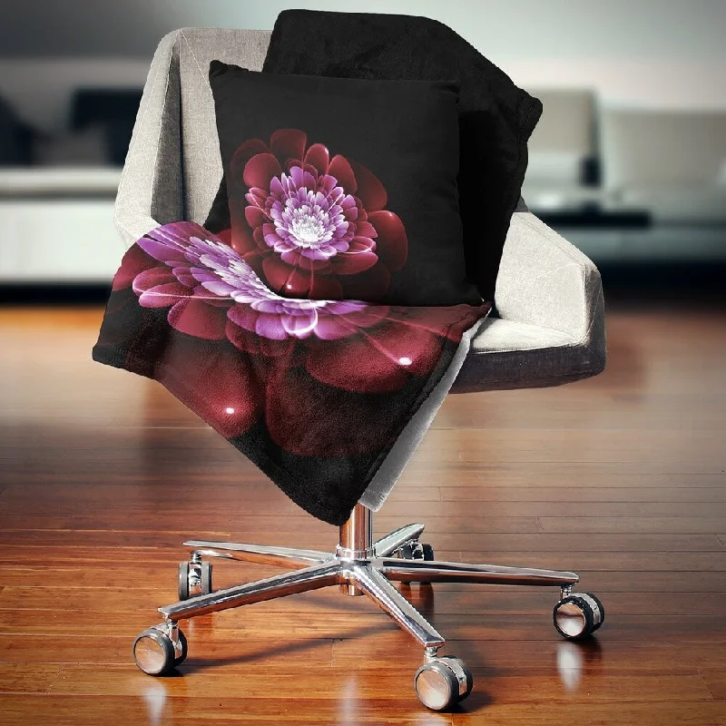 King - size blankets to cover large beds comfortablyKing - size blankets to cover large beds comfortablyDesignart 'Purple Abstract Fractal Flower' Floral Throw Blanket King - size blankets to cover large beds comfortablyKing - size blankets to cover large beds comfortablyDesignart 'Purple Abstract Fractal Flower' Floral Throw Blanket