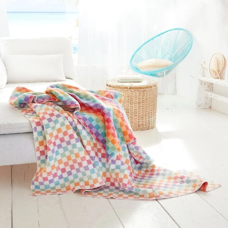 Acrylic blankets for a soft and affordable alternativeAcrylic blankets for a soft and affordable alternativeIBENA Happy Rainbow Checkered Throw Blanket 'Hilo' Acrylic blankets for a soft and affordable alternativeAcrylic blankets for a soft and affordable alternativeIBENA Happy Rainbow Checkered Throw Blanket 'Hilo'
