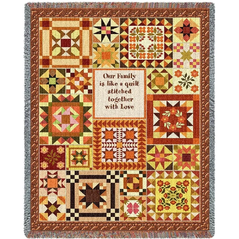 Chenille blankets with a thick and fuzzy textureChenille blankets with a thick and fuzzy textureWarm Family Quilt Blanket