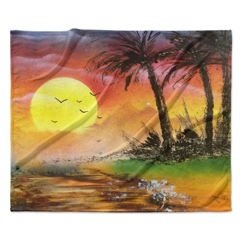 Cotton blankets for breathability and a lightweight feelCotton blankets for breathability and a lightweight feelKESS InHouse Infinite Spray Art "Maui Sunrise" Fleece Blanket - Multi-color - 80" x 60" Cotton blankets for breathability and a lightweight feelCotton blankets for breathability and a lightweight feelKESS InHouse Infinite Spray Art "Maui Sunrise" Fleece Blanket - Multi-color - 80" x 60"