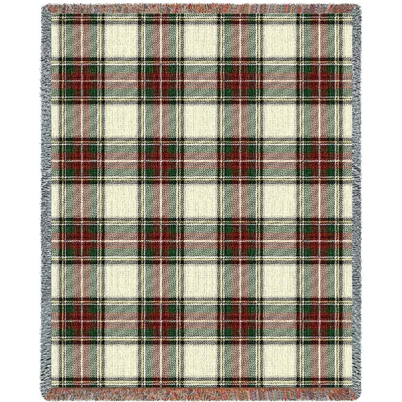 Chenille blankets with a thick and fuzzy textureChenille blankets with a thick and fuzzy textureStewart Dress Plaid Blanket
