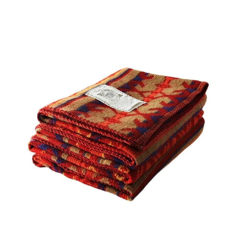 Cotton blankets for breathability and a lightweight feelCotton blankets for breathability and a lightweight feelWoolrich 92472 Horizon View Cherry Red Throw