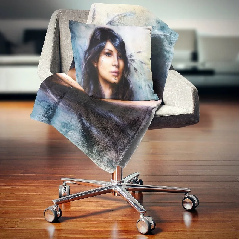 Queen - size blankets for standard - sized bedsQueen - size blankets for standard - sized bedsDesignart 'Indian Woman with Ornament Tattoo' Portrait Throw Blanket Queen - size blankets for standard - sized bedsQueen - size blankets for standard - sized bedsDesignart 'Indian Woman with Ornament Tattoo' Portrait Throw Blanket