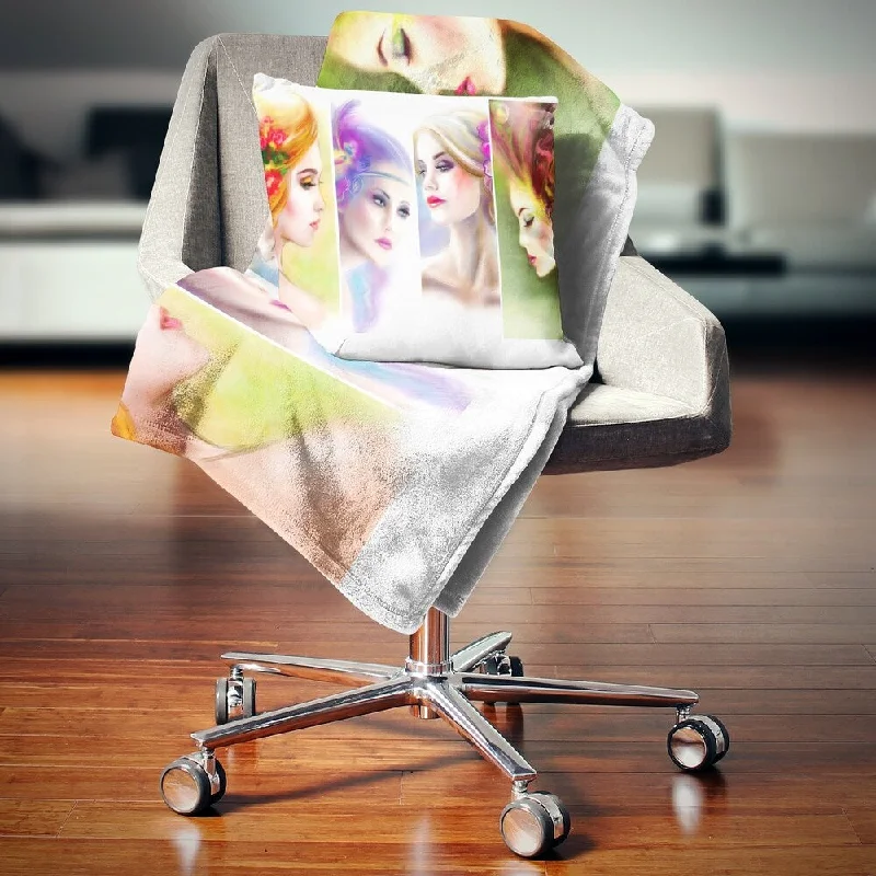Microfiber blankets that are durable and easy to care forMicrofiber blankets that are durable and easy to care forDesignart 'Colorful Women Face Collage' Abstract Portrait Throw Blanket Microfiber blankets that are durable and easy to care forMicrofiber blankets that are durable and easy to care forDesignart 'Colorful Women Face Collage' Abstract Portrait Throw Blanket
