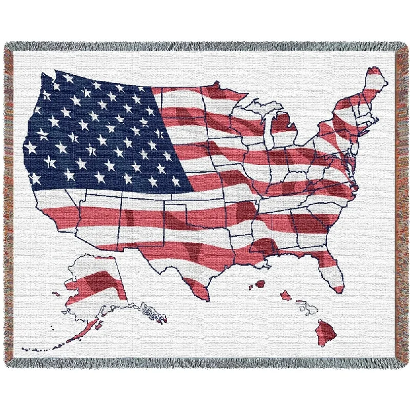 Fleece blankets for a cozy and plush textureFleece blankets for a cozy and plush textureUnited States Flag Map Blanket
