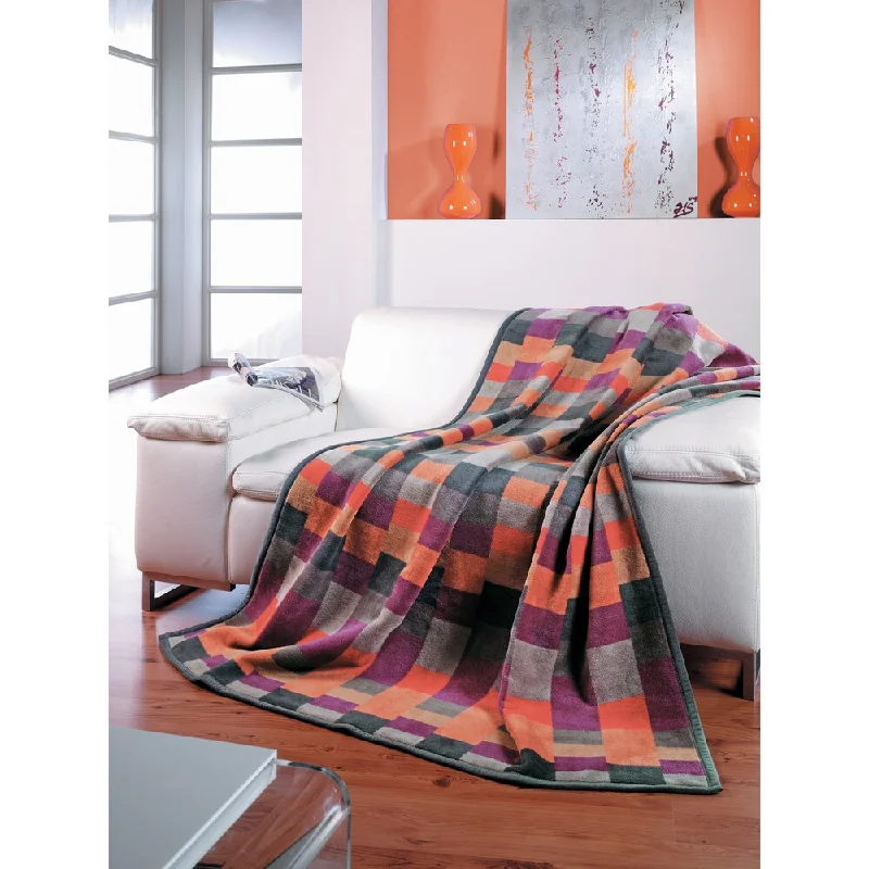Recycled polyester blankets for an eco - conscious optionRecycled polyester blankets for an eco - conscious optionSorrento Color Blocks Oversized Throw Recycled polyester blankets for an eco - conscious optionRecycled polyester blankets for an eco - conscious optionSorrento Color Blocks Oversized Throw