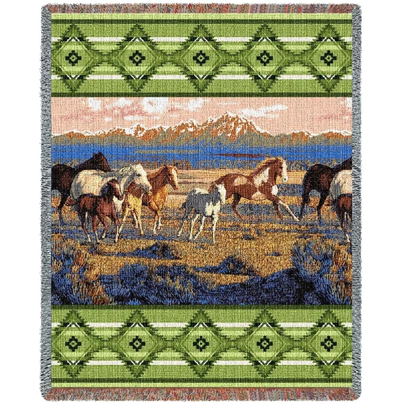 Queen - size blankets for standard - sized bedsQueen - size blankets for standard - sized bedsWild Horses Green Tapestry Blanket Queen - size blankets for standard - sized bedsQueen - size blankets for standard - sized bedsWild Horses Green Tapestry Blanket