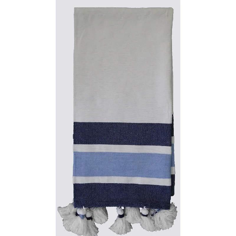 Cotton blankets for breathability and a lightweight feelCotton blankets for breathability and a lightweight feelCHICOS HOME Navy Cotton Throw Blanket (50"x60") Cotton blankets for breathability and a lightweight feelCotton blankets for breathability and a lightweight feelCHICOS HOME Navy Cotton Throw Blanket (50"x60")