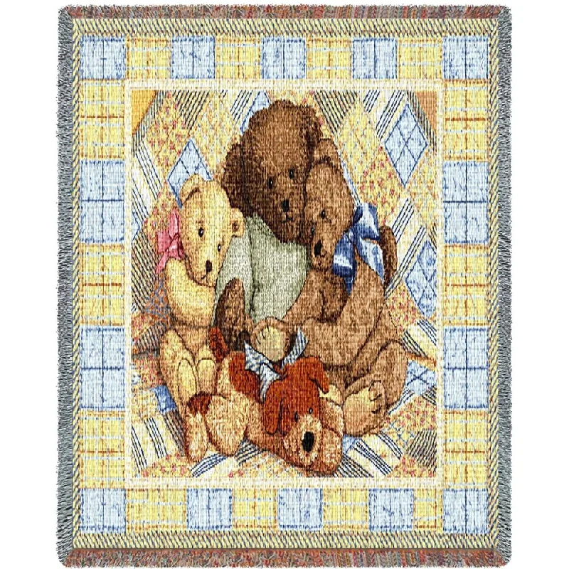 Rayon from bamboo blankets for a silky and breathable feelRayon from bamboo blankets for a silky and breathable feelBear Hugs Mini Blanket Rayon from bamboo blankets for a silky and breathable feelRayon from bamboo blankets for a silky and breathable feelBear Hugs Mini Blanket
