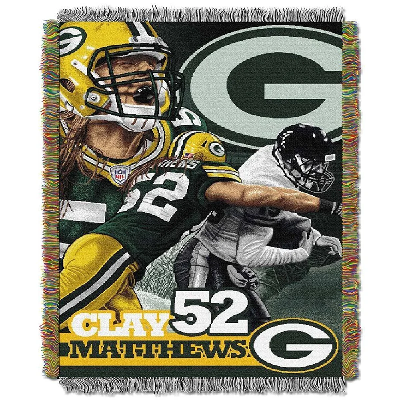 Cashmere blankets for ultimate softness and luxuryCashmere blankets for ultimate softness and luxuryNFL Green Bay Packers Clay Matthews Woven Tapestry Throw