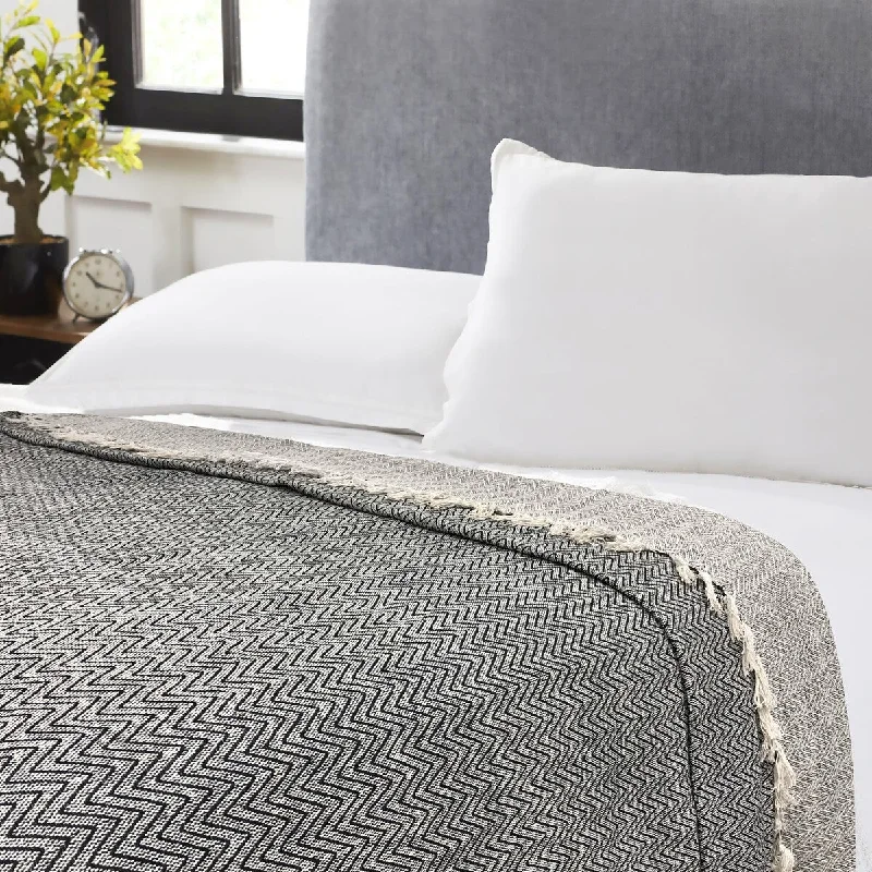 Rayon from bamboo blankets for a silky and breathable feelRayon from bamboo blankets for a silky and breathable feelMaxine Chevron Black Cotton Blanket Rayon from bamboo blankets for a silky and breathable feelRayon from bamboo blankets for a silky and breathable feelMaxine Chevron Black Cotton Blanket