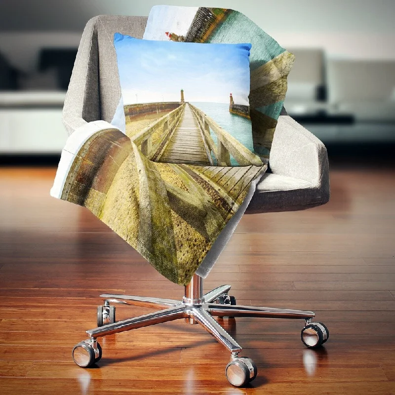 Silk blankets with a smooth and elegant touchSilk blankets with a smooth and elegant touchDesignart 'Pier and Lighthouse France' Seascape Throw Blanket Silk blankets with a smooth and elegant touchSilk blankets with a smooth and elegant touchDesignart 'Pier and Lighthouse France' Seascape Throw Blanket