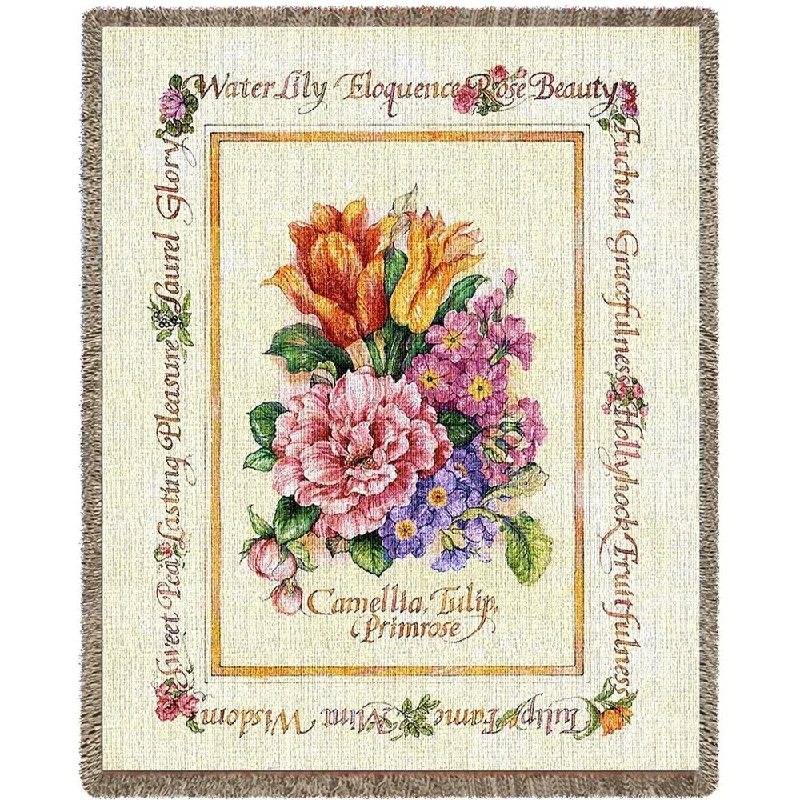 Linen blankets with a rustic and textured lookLinen blankets with a rustic and textured lookBlooming Bouquet Blanket Linen blankets with a rustic and textured lookLinen blankets with a rustic and textured lookBlooming Bouquet Blanket