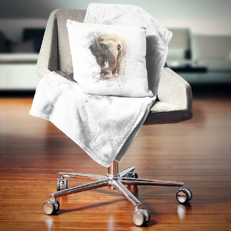 Silk blankets with a smooth and elegant touchSilk blankets with a smooth and elegant touchDesignart 'Large Elephant Portrait' Animal Throw Blanket Silk blankets with a smooth and elegant touchSilk blankets with a smooth and elegant touchDesignart 'Large Elephant Portrait' Animal Throw Blanket