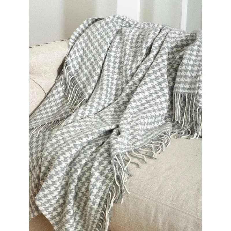 King - size blankets to cover large beds comfortablyKing - size blankets to cover large beds comfortablySevan Collection Houndstooth Design Throw Blanket King - size blankets to cover large beds comfortablyKing - size blankets to cover large beds comfortablySevan Collection Houndstooth Design Throw Blanket