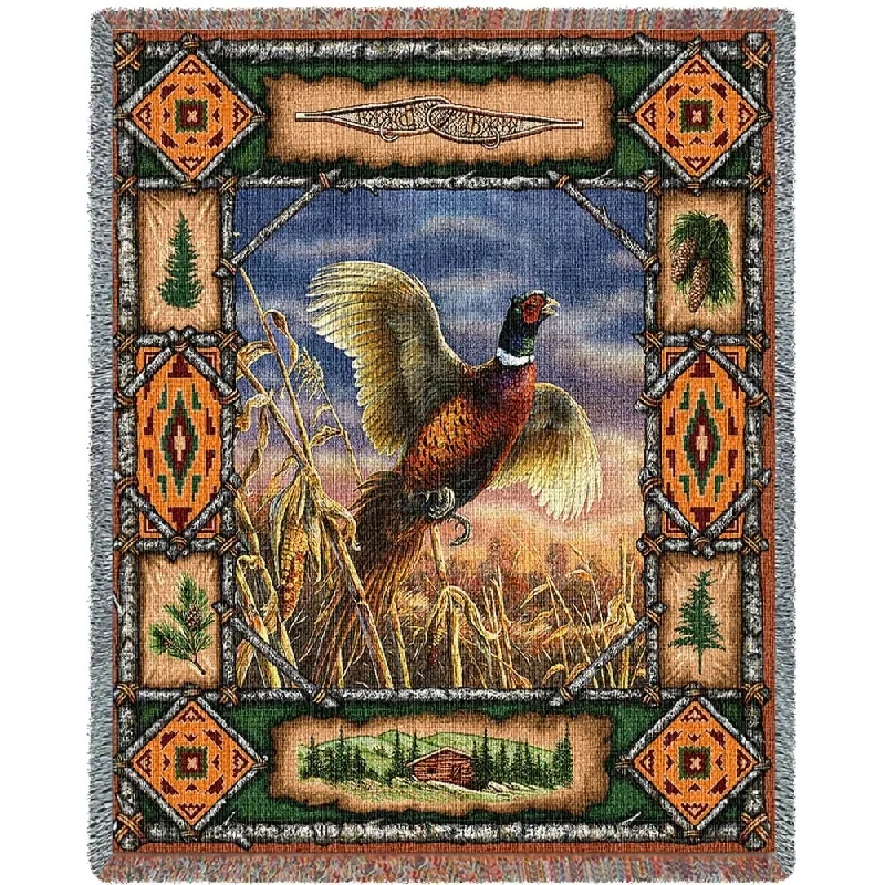 Queen - size blankets for standard - sized bedsQueen - size blankets for standard - sized bedsPheasant Lodge Blanket