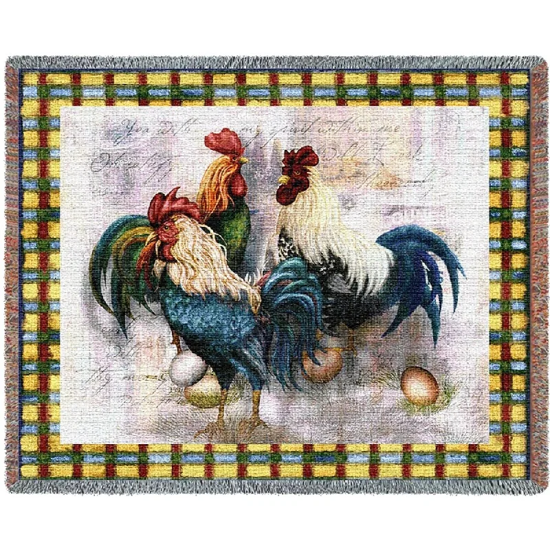 Mohair blankets with a unique sheen and softnessMohair blankets with a unique sheen and softnessRooster Trio Blanket