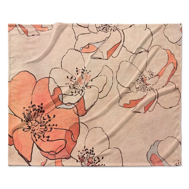 Queen - size blankets for standard - sized bedsQueen - size blankets for standard - sized bedsKESS InHouse Alison Coxon "Painted Wild Roses" Fleece Blanket - Multi-color - 60" x 50" Queen - size blankets for standard - sized bedsQueen - size blankets for standard - sized bedsKESS InHouse Alison Coxon "Painted Wild Roses" Fleece Blanket - Multi-color - 60" x 50"
