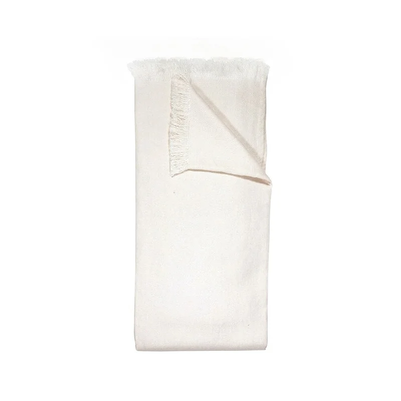 Queen - size blankets for standard - sized bedsQueen - size blankets for standard - sized bedsStavros' Signature Destinations Cream Fringe Throw Queen - size blankets for standard - sized bedsQueen - size blankets for standard - sized bedsStavros' Signature Destinations Cream Fringe Throw
