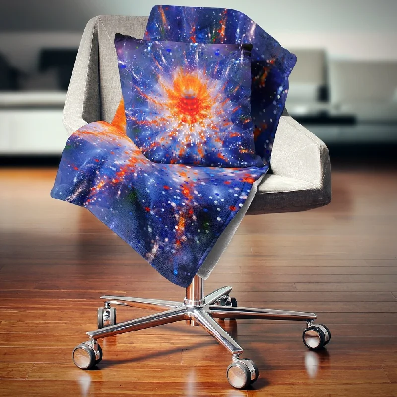 Silk blankets with a smooth and elegant touchSilk blankets with a smooth and elegant touchDesignart 'Colorful Glowing Flower in Space' Flower Throw Blanket Silk blankets with a smooth and elegant touchSilk blankets with a smooth and elegant touchDesignart 'Colorful Glowing Flower in Space' Flower Throw Blanket