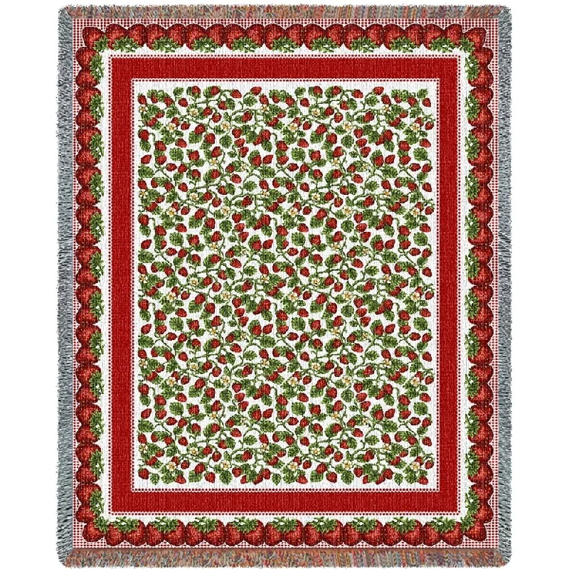 Microfiber blankets that are durable and easy to care forMicrofiber blankets that are durable and easy to care forStrawberry Festival Blanket