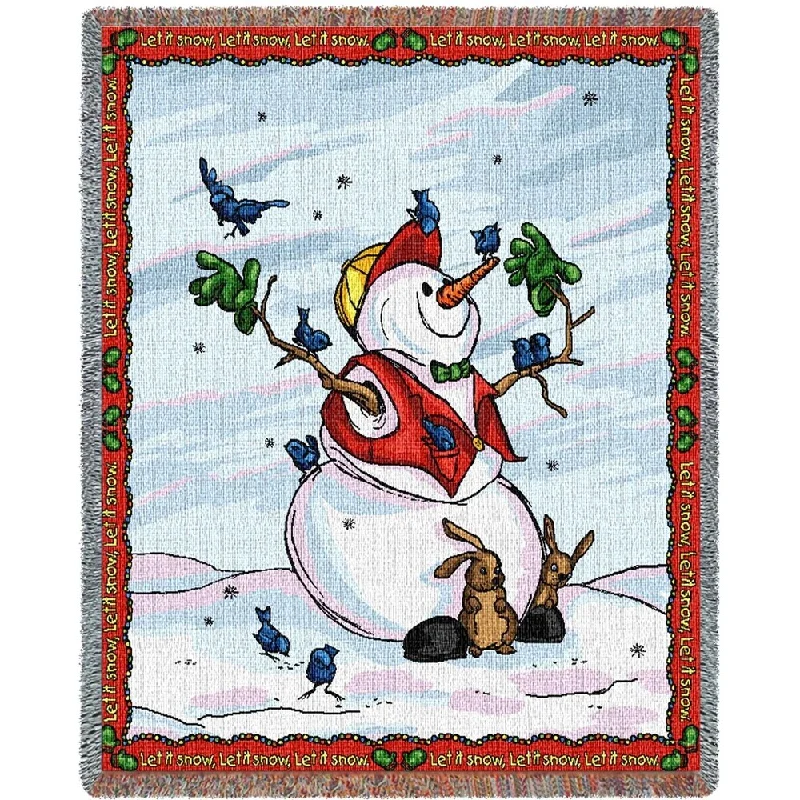 Fleece blankets for a cozy and plush textureFleece blankets for a cozy and plush textureLet It Snow (Man) Blanket Fleece blankets for a cozy and plush textureFleece blankets for a cozy and plush textureLet It Snow (Man) Blanket