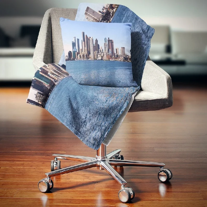 Recycled polyester blankets for an eco - conscious optionRecycled polyester blankets for an eco - conscious optionDesignart 'Boston Skyline Panorama' Cityscape Photo Throw Blanket Recycled polyester blankets for an eco - conscious optionRecycled polyester blankets for an eco - conscious optionDesignart 'Boston Skyline Panorama' Cityscape Photo Throw Blanket