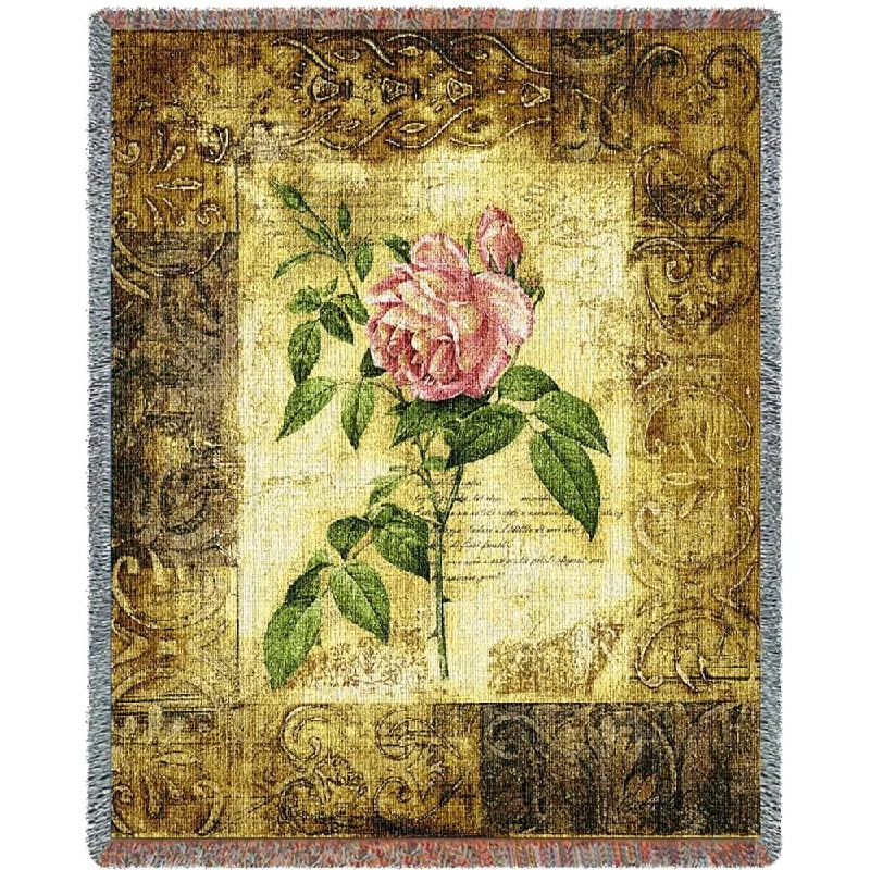 Cotton blankets for breathability and a lightweight feelCotton blankets for breathability and a lightweight feelBlossom Elegance I Tapestry Blanket