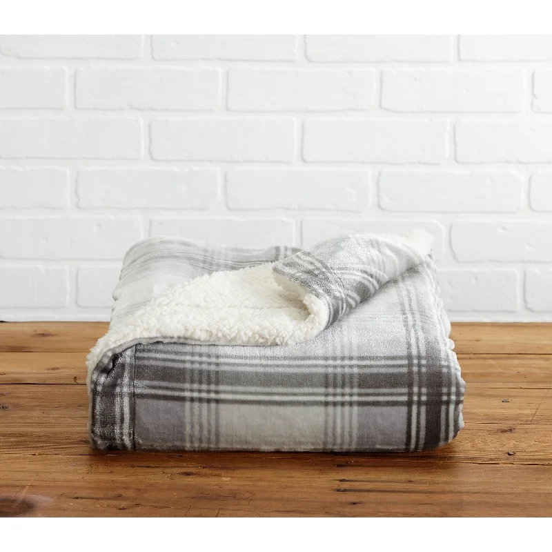 plaid grey