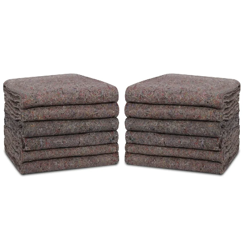 Cotton blankets for breathability and a lightweight feelCotton blankets for breathability and a lightweight feel12-Pack Heavy Duty Moving Blankets