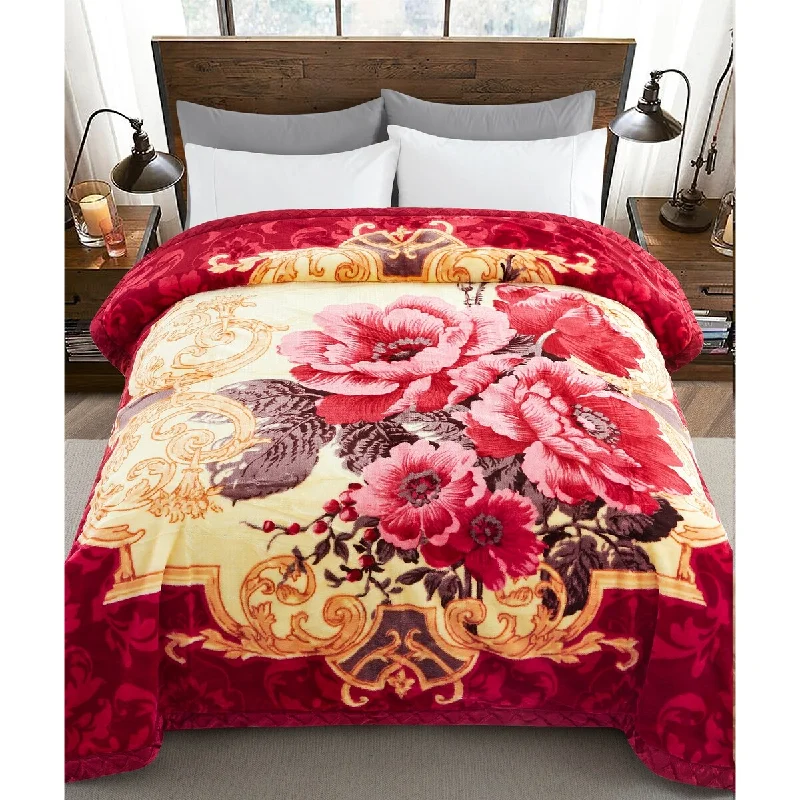 Red, Cream, Pink, Rust Red, Taupe, Ivory