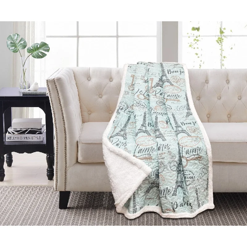 Rayon from bamboo blankets for a silky and breathable feelRayon from bamboo blankets for a silky and breathable feelTravel to Paris Quilted Sherpa Throw Rayon from bamboo blankets for a silky and breathable feelRayon from bamboo blankets for a silky and breathable feelTravel to Paris Quilted Sherpa Throw