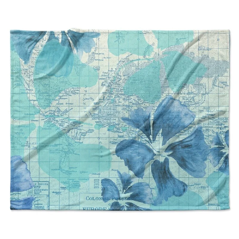 Rayon from bamboo blankets for a silky and breathable feelRayon from bamboo blankets for a silky and breathable feelKESS InHouse Catherine Holcombe "Flower Power Blue" Fleece Blanket - Multi-color - 60" x 50" Rayon from bamboo blankets for a silky and breathable feelRayon from bamboo blankets for a silky and breathable feelKESS InHouse Catherine Holcombe "Flower Power Blue" Fleece Blanket - Multi-color - 60" x 50"