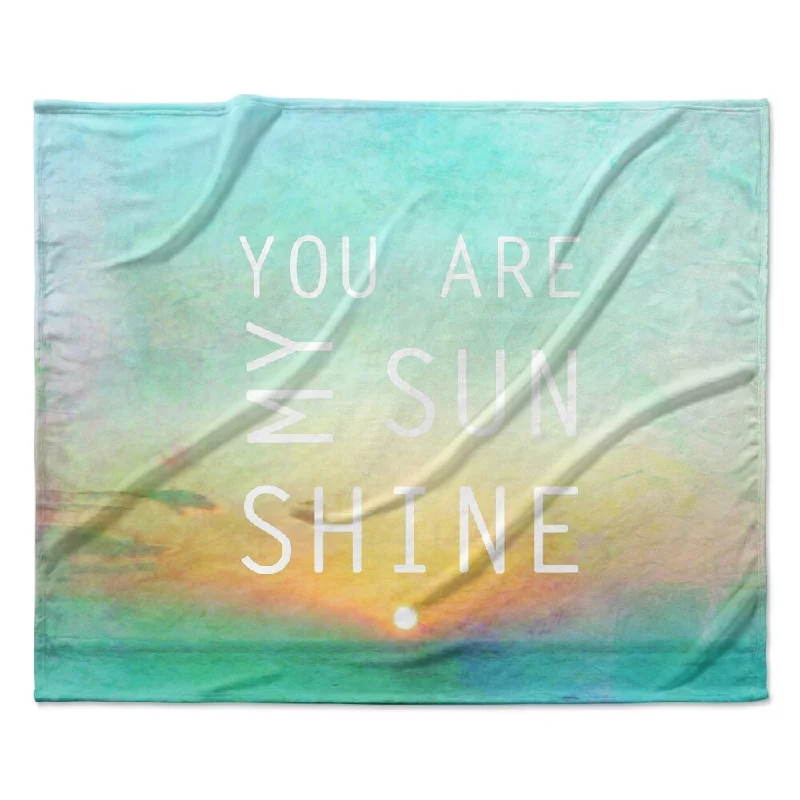 Linen blankets with a rustic and textured lookLinen blankets with a rustic and textured lookKESS InHouse Alison Coxon "You Are My Sunshine" Fleece Blanket - Multi-color - 60" x 50" Linen blankets with a rustic and textured lookLinen blankets with a rustic and textured lookKESS InHouse Alison Coxon "You Are My Sunshine" Fleece Blanket - Multi-color - 60" x 50"