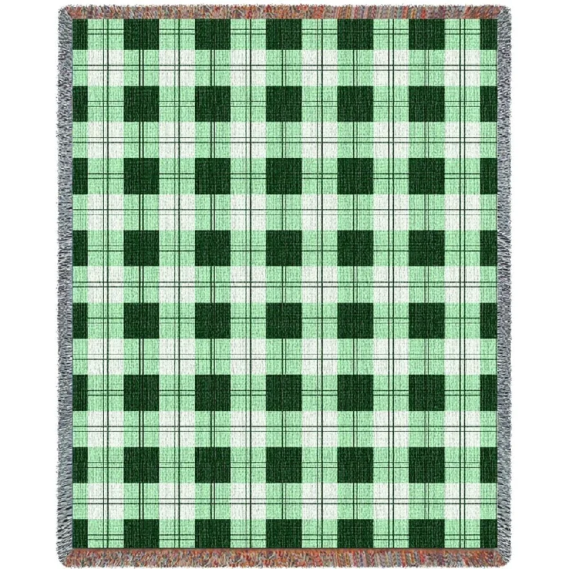 Recycled polyester blankets for an eco - conscious optionRecycled polyester blankets for an eco - conscious optionGooseberry Plaid Blanket