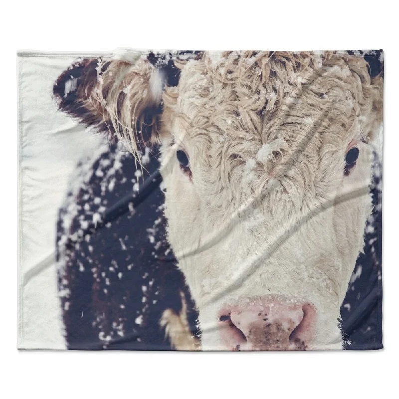 Queen - size blankets for standard - sized bedsQueen - size blankets for standard - sized bedsKESS InHouse Debbra Obertanec "Snowy Cow" Fleece Blanket - Multi-color - 80" x 60" Queen - size blankets for standard - sized bedsQueen - size blankets for standard - sized bedsKESS InHouse Debbra Obertanec "Snowy Cow" Fleece Blanket - Multi-color - 80" x 60"