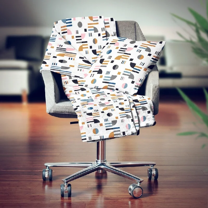 Recycled polyester blankets for an eco - conscious optionRecycled polyester blankets for an eco - conscious optionDesignart' Retro Abstract Design XI' Modern Throw Blanket - 71x59 Recycled polyester blankets for an eco - conscious optionRecycled polyester blankets for an eco - conscious optionDesignart' Retro Abstract Design XI' Modern Throw Blanket - 71x59