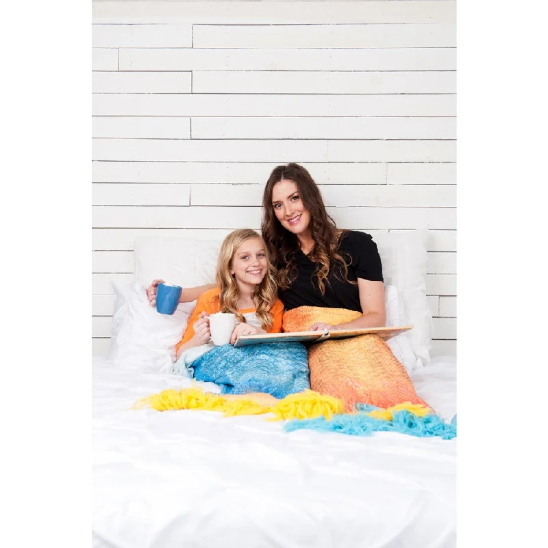 King - size blankets to cover large beds comfortablyKing - size blankets to cover large beds comfortablyShimmertail Sirenatail Collection Mermaid Blanket