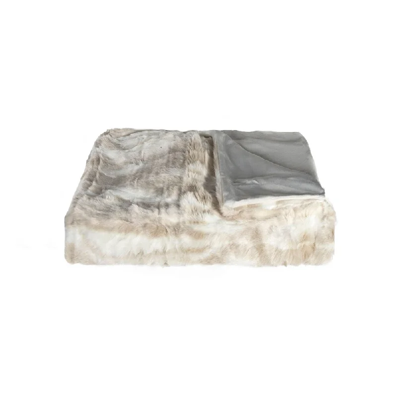 Linen blankets with a rustic and textured lookLinen blankets with a rustic and textured lookFaux Sheepskin Throw 50"X60" - Timber Wolf - Beige/Ivory Linen blankets with a rustic and textured lookLinen blankets with a rustic and textured lookFaux Sheepskin Throw 50"X60" - Timber Wolf - Beige/Ivory
