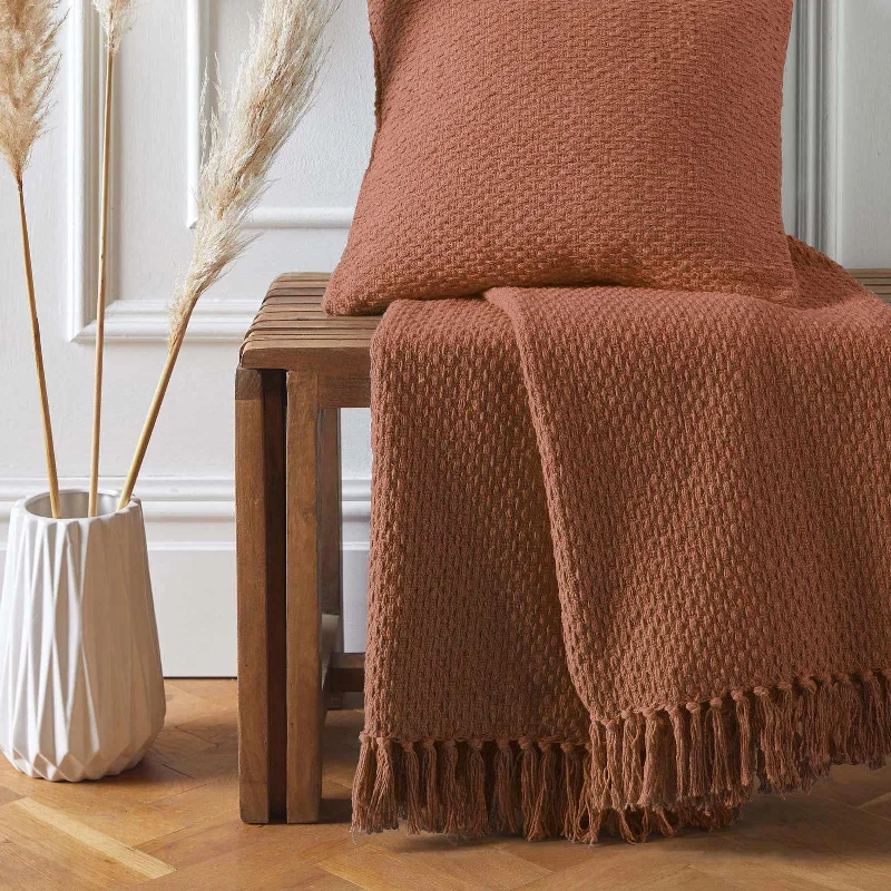 King - size blankets to cover large beds comfortablyKing - size blankets to cover large beds comfortablyHayden Eco-Friendly Throw Terracotta King - size blankets to cover large beds comfortablyKing - size blankets to cover large beds comfortablyHayden Eco-Friendly Throw Terracotta