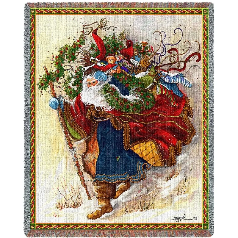 King - size blankets to cover large beds comfortablyKing - size blankets to cover large beds comfortablyWindswept Santa Blanket