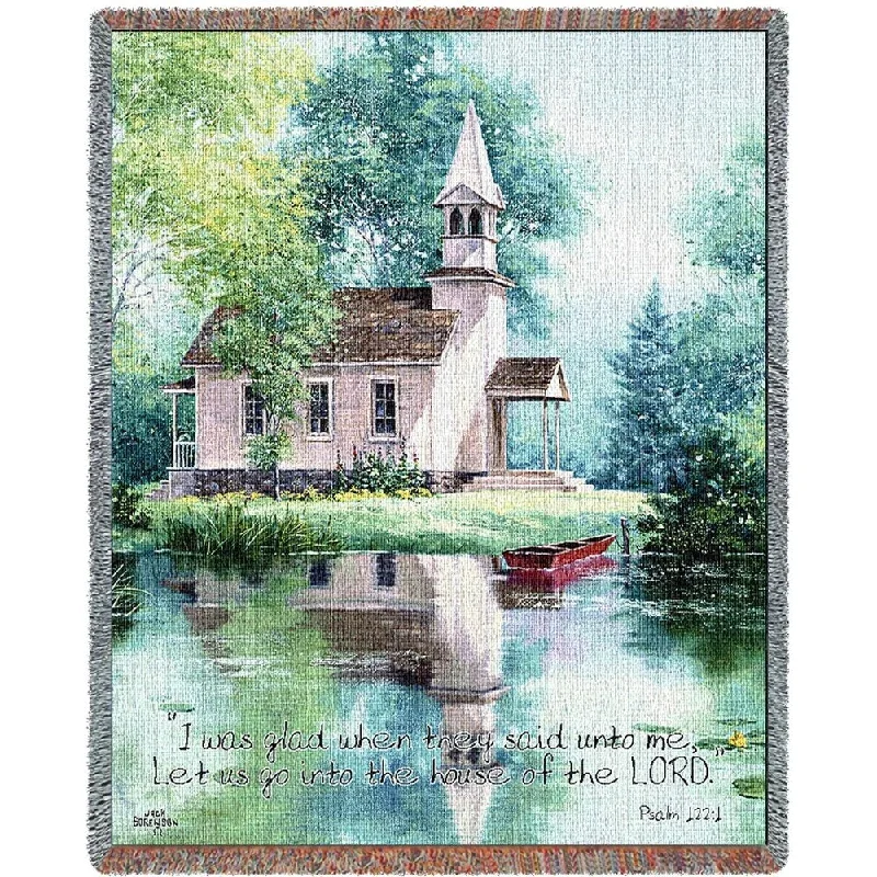 Queen - size blankets for standard - sized bedsQueen - size blankets for standard - sized bedsLakeside Scripture Blanket