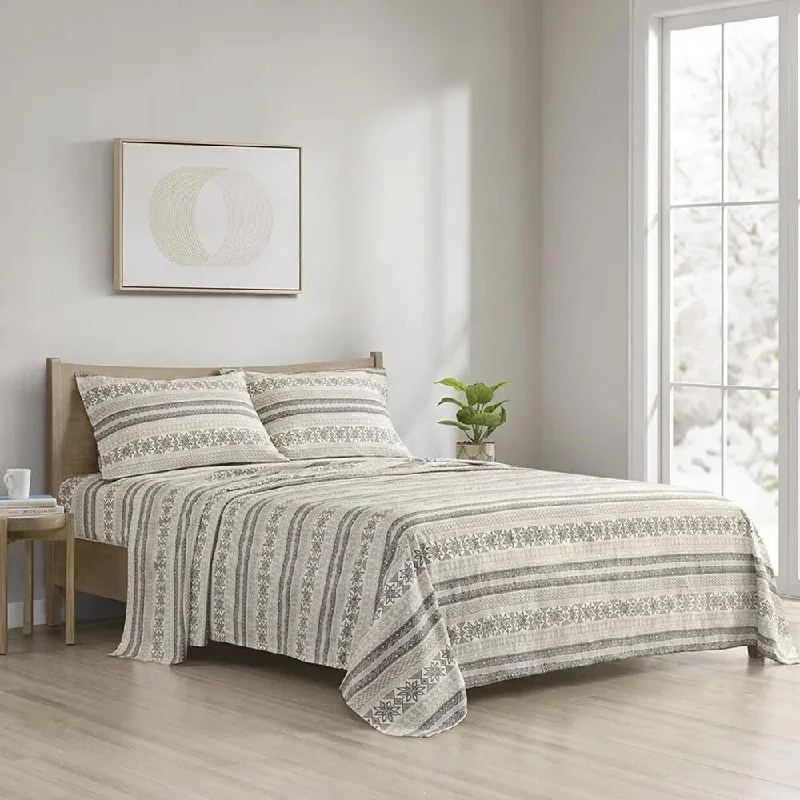 Queen - size blankets for standard - sized bedsQueen - size blankets for standard - sized bedsTwin XL Cozy Cotton Flannel Printed Deep Pocket Sheet Set Grey/Taupe Queen - size blankets for standard - sized bedsQueen - size blankets for standard - sized bedsTwin XL Cozy Cotton Flannel Printed Deep Pocket Sheet Set Grey/Taupe