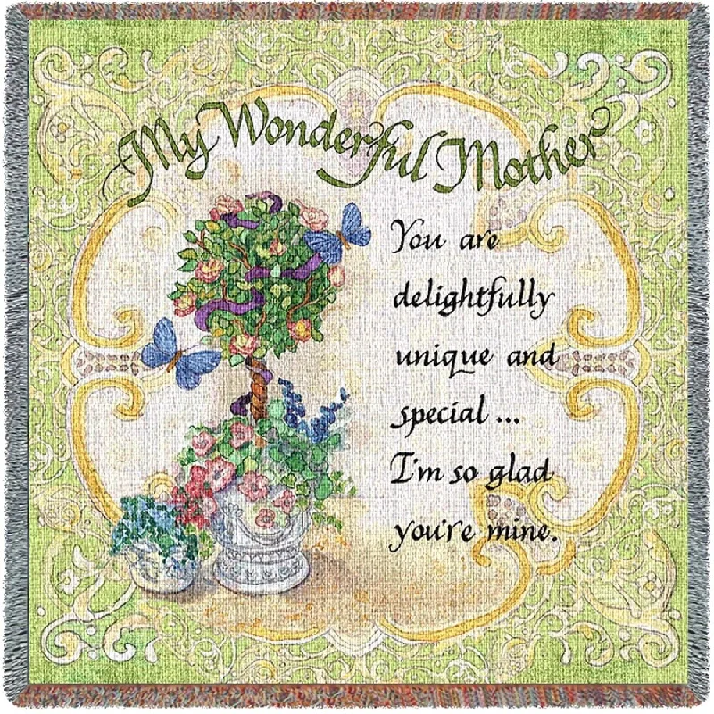 Mohair blankets with a unique sheen and softnessMohair blankets with a unique sheen and softnessMy Wonderful Mother Small Blanket