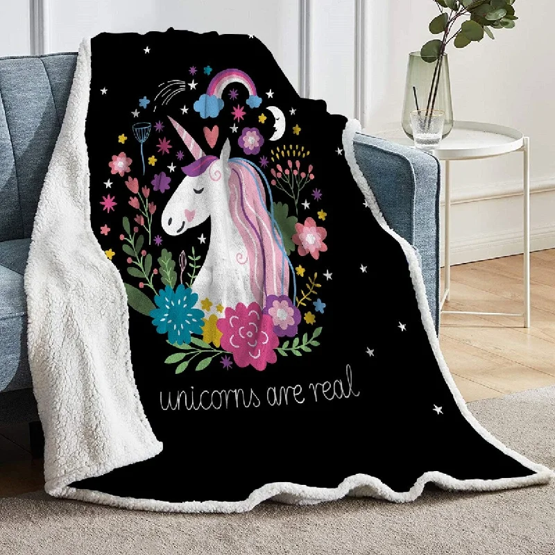 Rayon from bamboo blankets for a silky and breathable feelRayon from bamboo blankets for a silky and breathable feelCute Fuzzy Cartoon Unicorn Flower Fleece Blanket for Girls Rayon from bamboo blankets for a silky and breathable feelRayon from bamboo blankets for a silky and breathable feelCute Fuzzy Cartoon Unicorn Flower Fleece Blanket for Girls