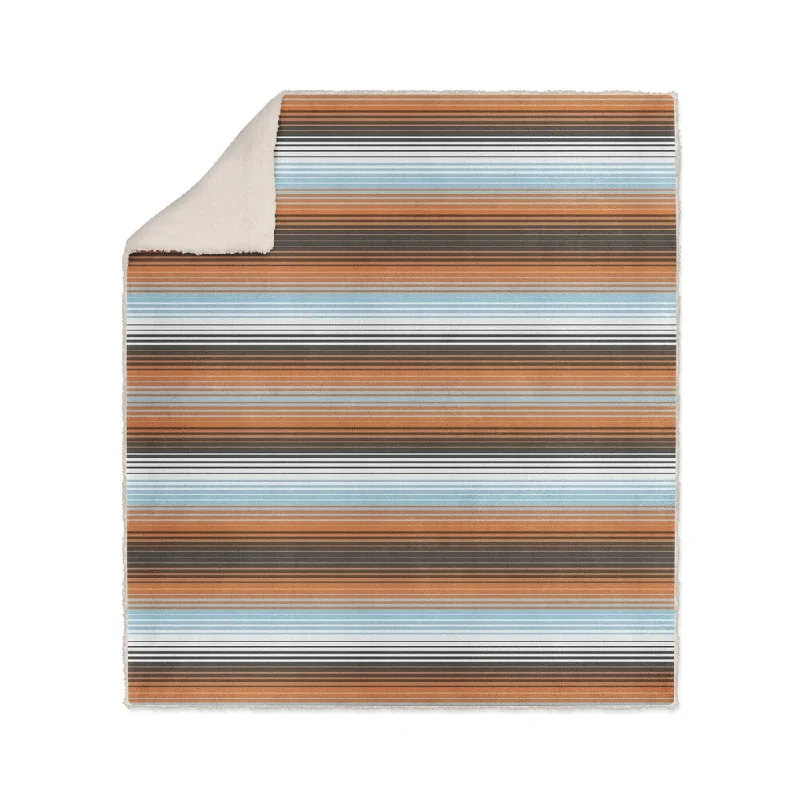 Linen blankets with a rustic and textured lookLinen blankets with a rustic and textured lookSERAPE STRIPES ORANGE Reversible Sherpa Throw By Kavka Designs Linen blankets with a rustic and textured lookLinen blankets with a rustic and textured lookSERAPE STRIPES ORANGE Reversible Sherpa Throw By Kavka Designs