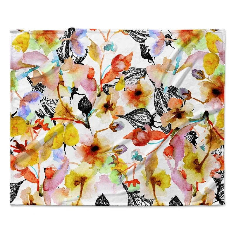 Microfiber blankets that are durable and easy to care forMicrofiber blankets that are durable and easy to care forKESS InHouse Liz Perez "BLOSSOMS" Fleece Blanket - Multi-color - 80" x 60" Microfiber blankets that are durable and easy to care forMicrofiber blankets that are durable and easy to care forKESS InHouse Liz Perez "BLOSSOMS" Fleece Blanket - Multi-color - 80" x 60"