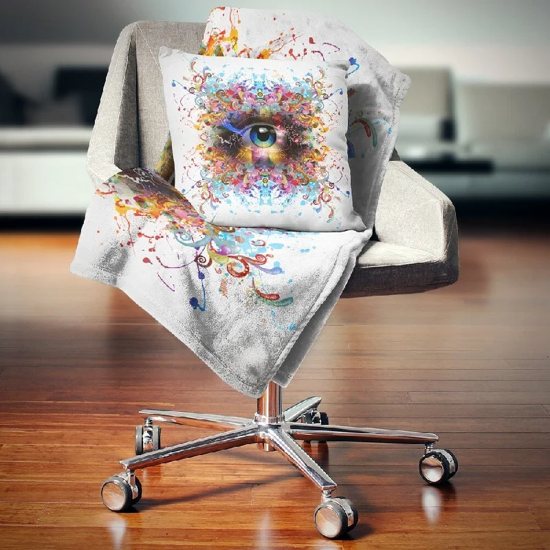 Silk blankets with a smooth and elegant touchSilk blankets with a smooth and elegant touchDesignart 'Magic Eye with Flowers' Animal Throw Blanket Silk blankets with a smooth and elegant touchSilk blankets with a smooth and elegant touchDesignart 'Magic Eye with Flowers' Animal Throw Blanket