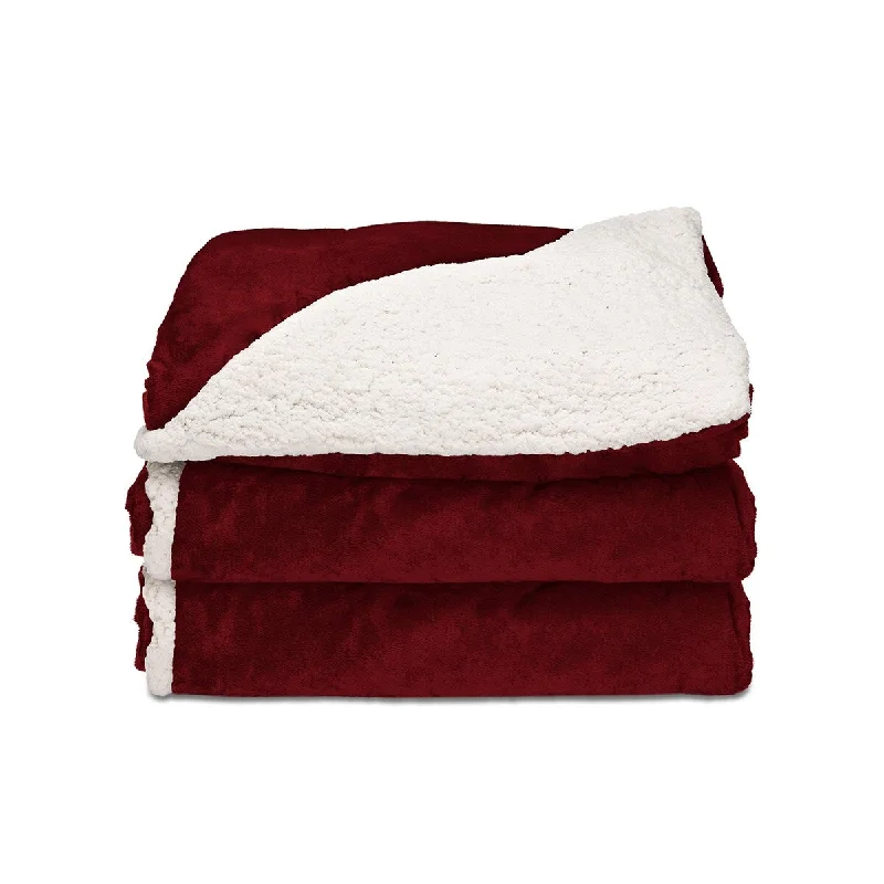 Rayon from bamboo blankets for a silky and breathable feelRayon from bamboo blankets for a silky and breathable feelHeated Throw Blanket | Reversible Sherpa/Royal Mink, 3 Heat Settings, Garnet Rayon from bamboo blankets for a silky and breathable feelRayon from bamboo blankets for a silky and breathable feelHeated Throw Blanket | Reversible Sherpa/Royal Mink, 3 Heat Settings, Garnet